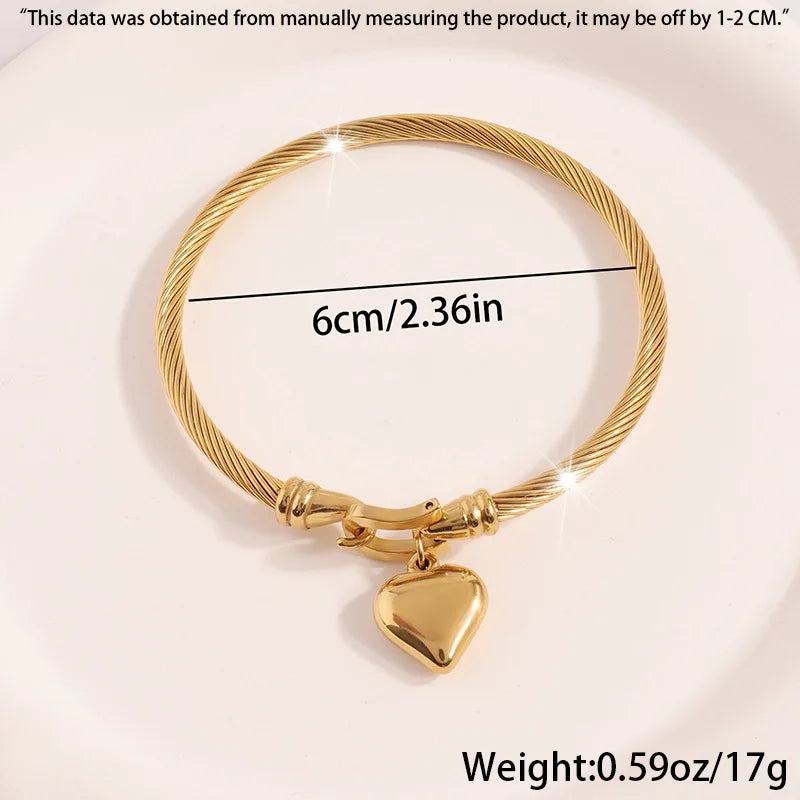 Shining Heart Bangle