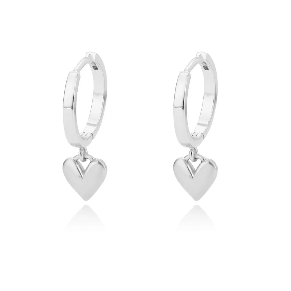 Eternal Love Heart Drop Earrings