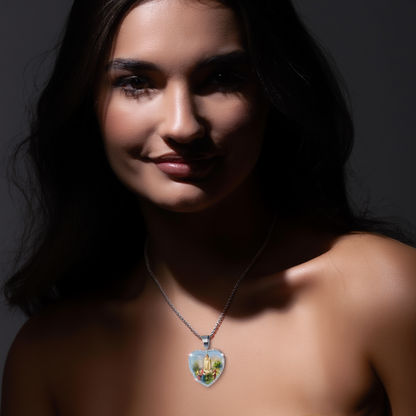 Divine Light Heart Necklace