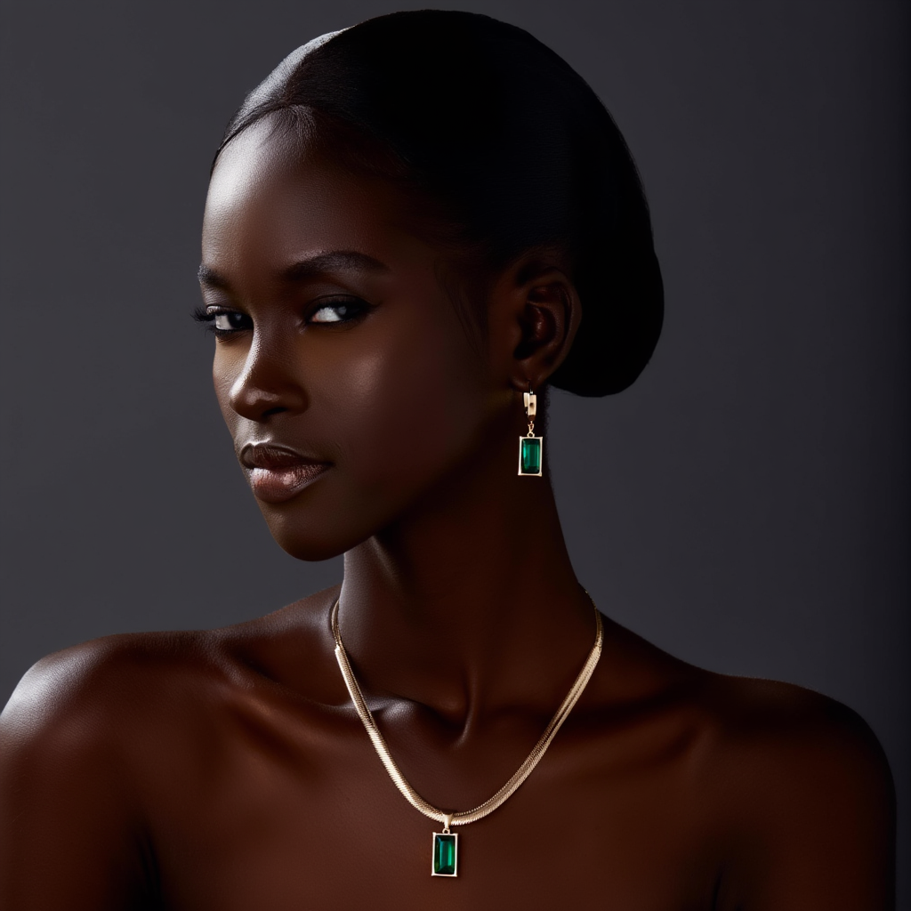 Emerald Radiance Jewelry Set ✨