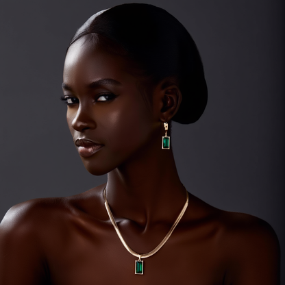 Emerald Radiance Jewelry Set ✨