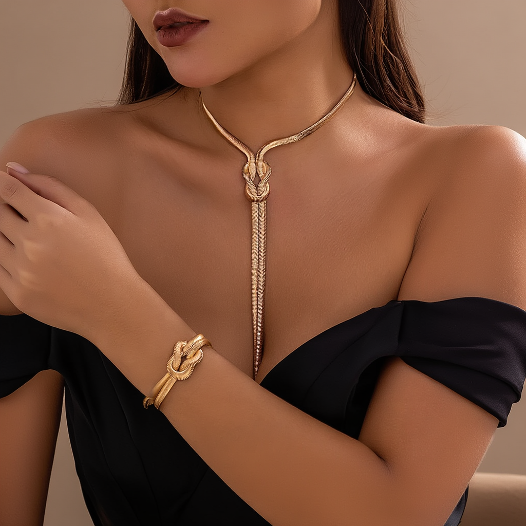 Eternal Bow Jewelry Set (2 pieces)