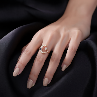 Moonlight Star Ring