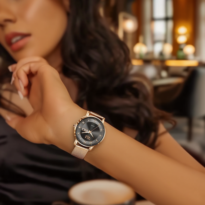 LuxeTime Rose Gold Watch