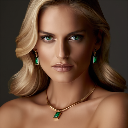 Emerald Radiance Jewelry Set ✨
