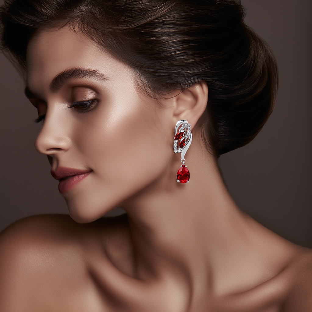 Eternal Sapphire Glow Earrings