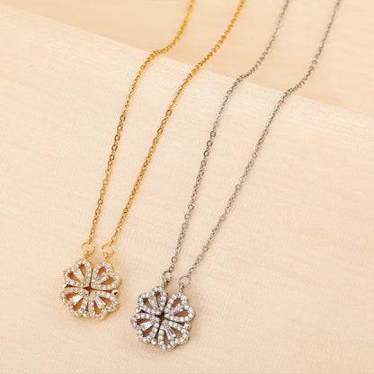 Heart Clover Necklace