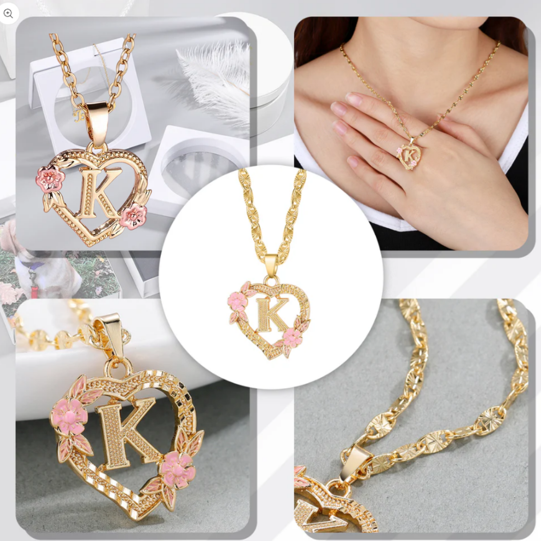Eternal Love Initial Necklace