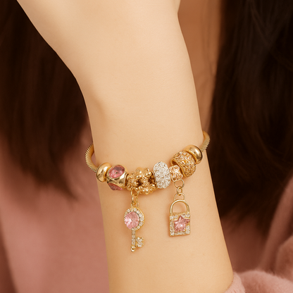 Pink Secret Charm Luxe Bracelet
