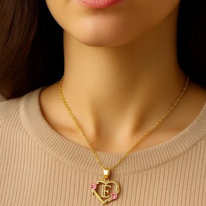 Eternal Love Initial Necklace
