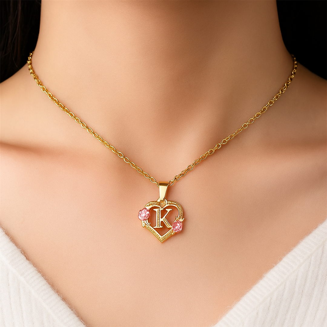 Eternal Love Initial Necklace