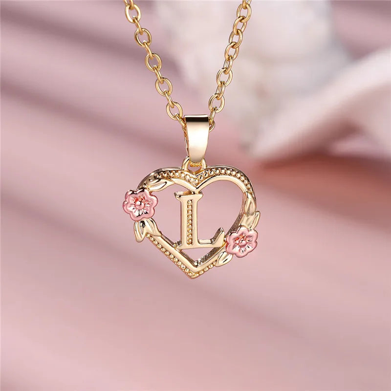 Eternal Love Initial Necklace
