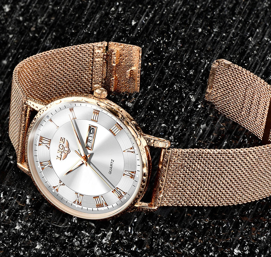 LuxeTime Rose Gold Watch