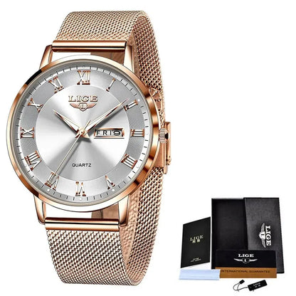 LuxeTime Rose Gold Watch
