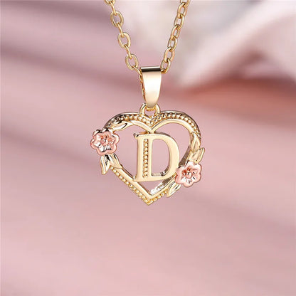 Eternal Love Initial Necklace