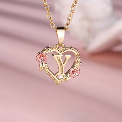 Eternal Love Initial Necklace