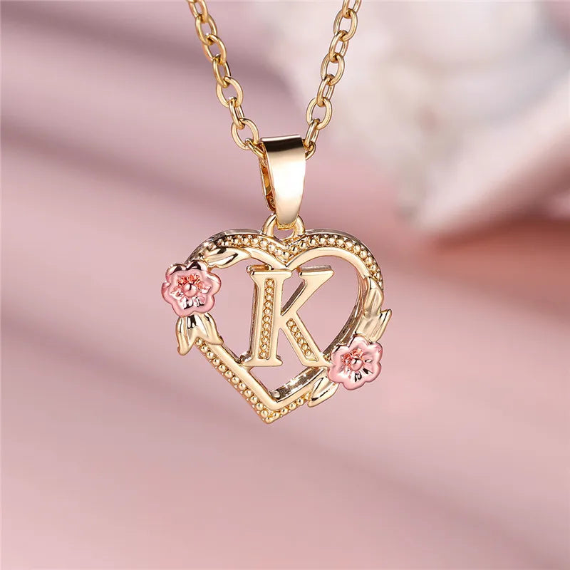 Eternal Love Initial Necklace