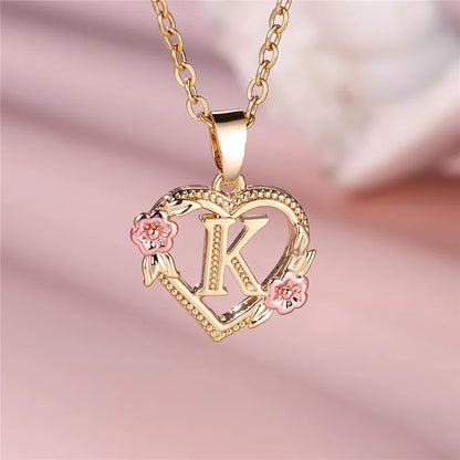 Eternal Love Initial Necklace