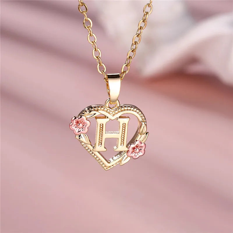 Eternal Love Initial Necklace