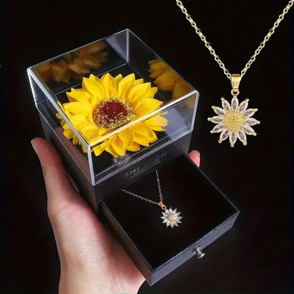 Sunflower Necklace Gift - Perfect Gift for Women