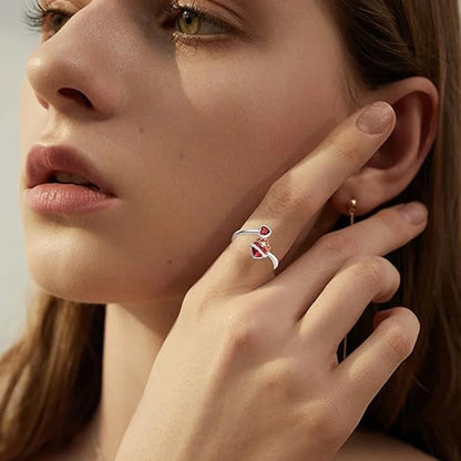 With God All Things Are Possible Heart Ring ❤️