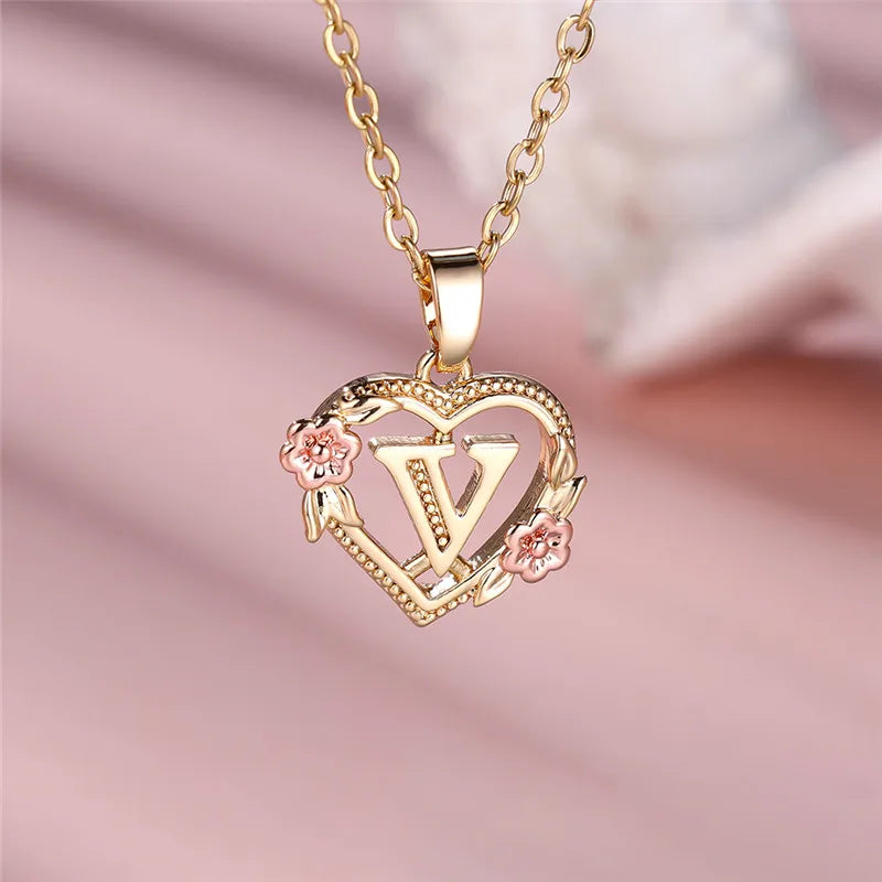 Eternal Love Initial Necklace