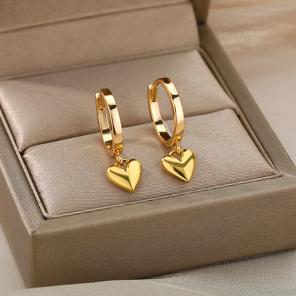 Eternal Love Heart Drop Earrings