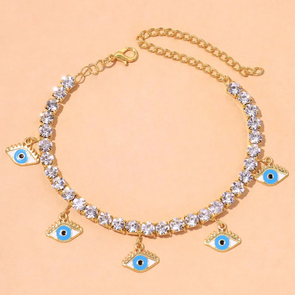 Divine Eye Crystal Anklet