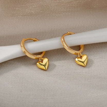 Eternal Love Heart Drop Earrings