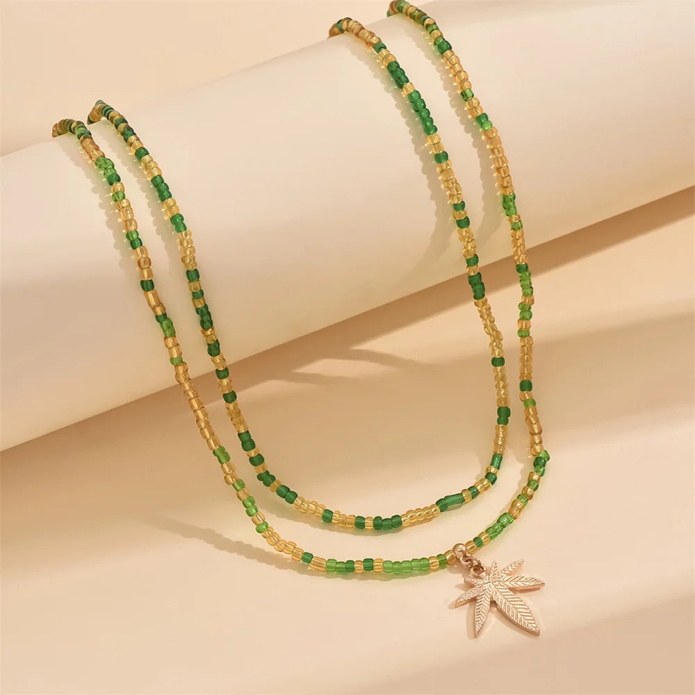 Golden Palm Anklet