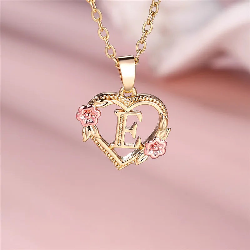 Eternal Love Initial Necklace