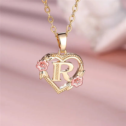 Eternal Love Initial Necklace