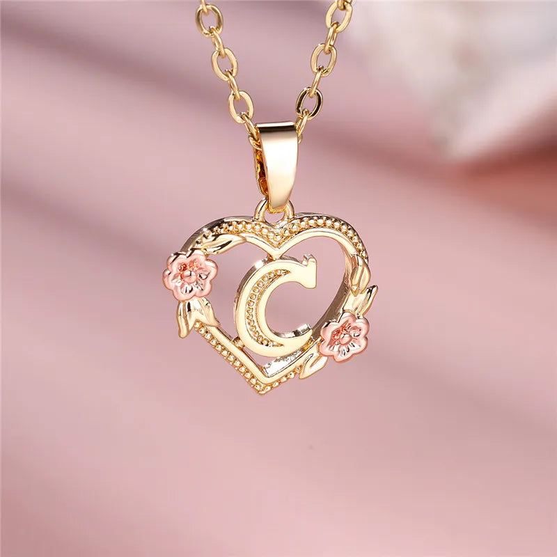 Eternal Love Initial Necklace