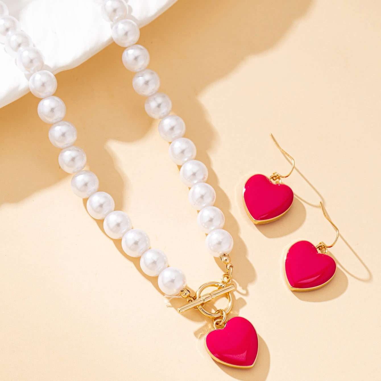 Crimson Heart Pearl Luxe Set