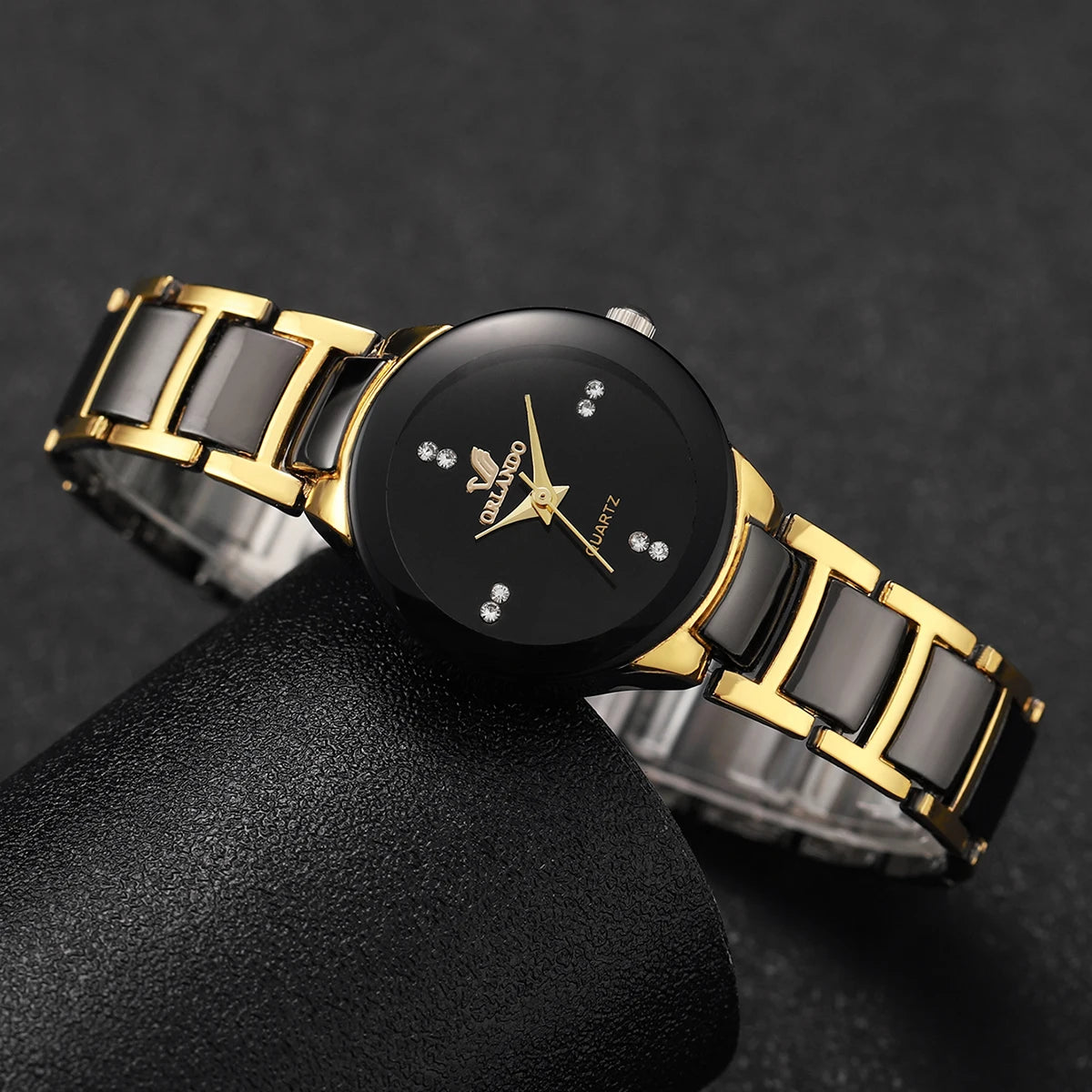 DiamondGlow Luxury Watch