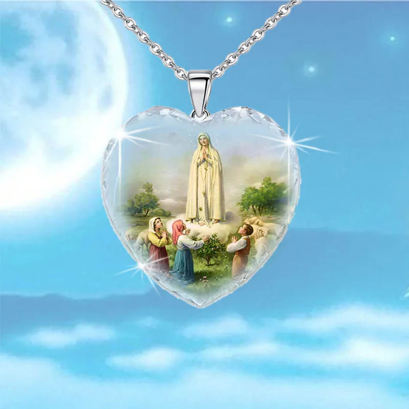 Divine Light Heart Necklace
