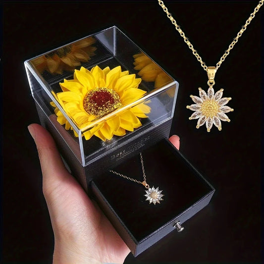 Sunflower Necklace Gift - Perfect Gift for Women