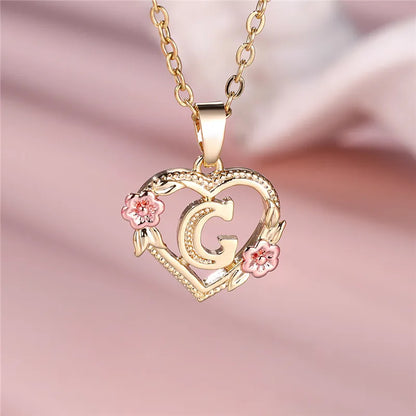 Eternal Love Initial Necklace