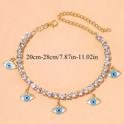 Divine Eye Crystal Anklet