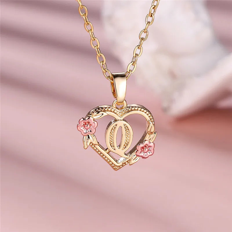 Eternal Love Initial Necklace