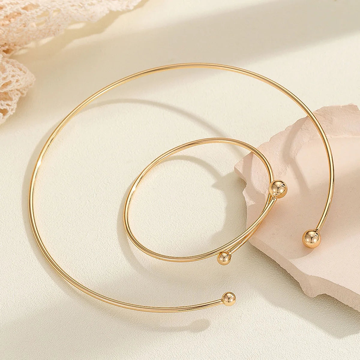 Ethereal Duo Jewelry Set (Choker & Arm Bracelet)