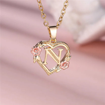 Eternal Love Initial Necklace