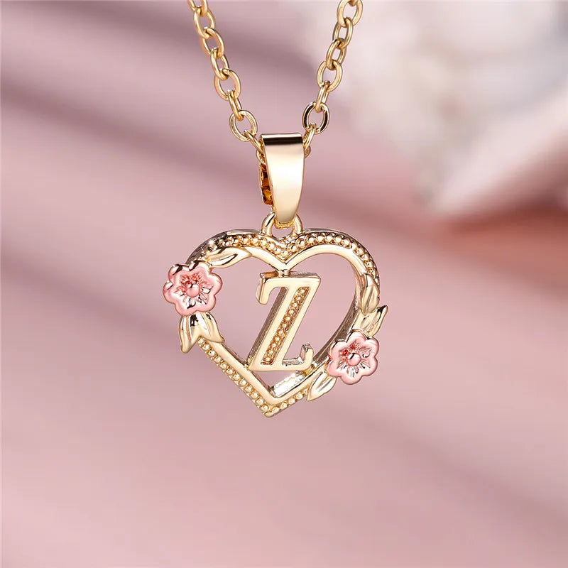 Eternal Love Initial Necklace