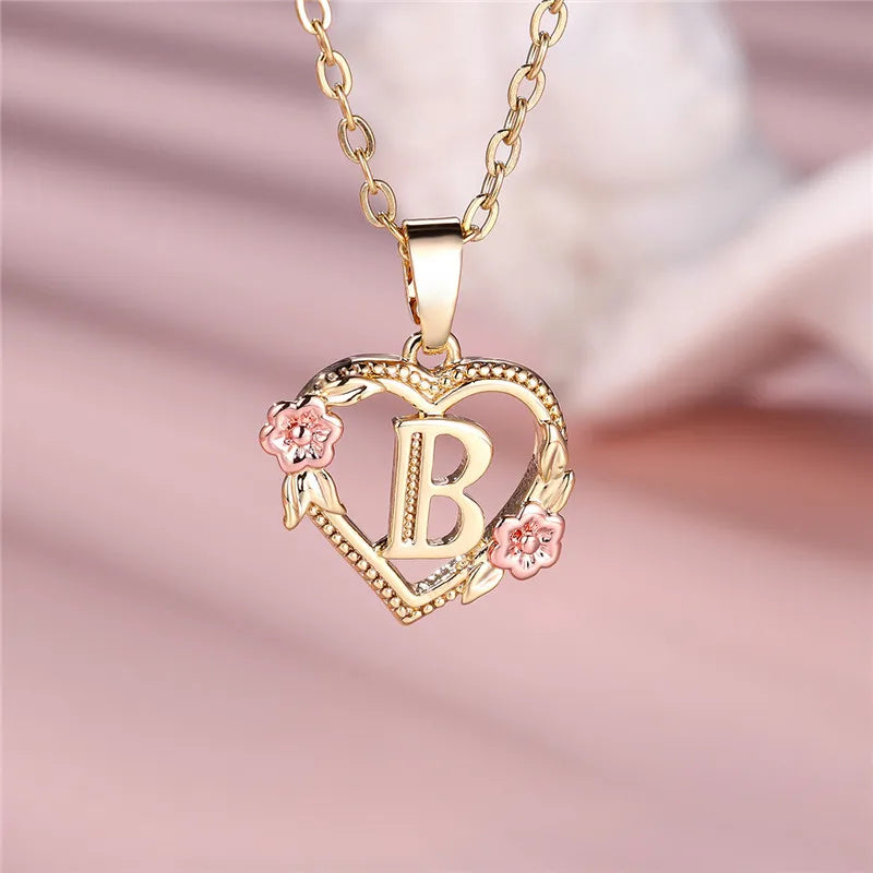 Eternal Love Initial Necklace