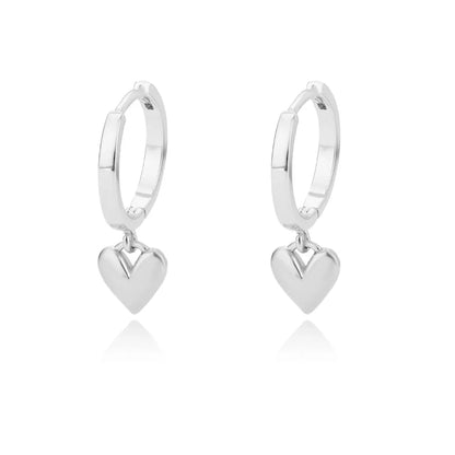 Eternal Love Heart Drop Earrings