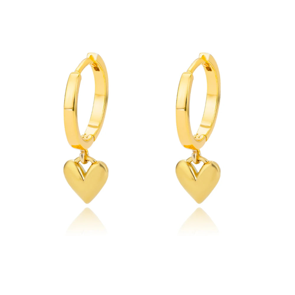 Eternal Love Heart Drop Earrings