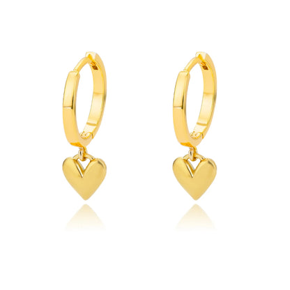 Eternal Love Heart Drop Earrings
