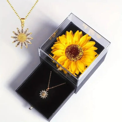 Sunflower Necklace Gift - Perfect Gift for Women