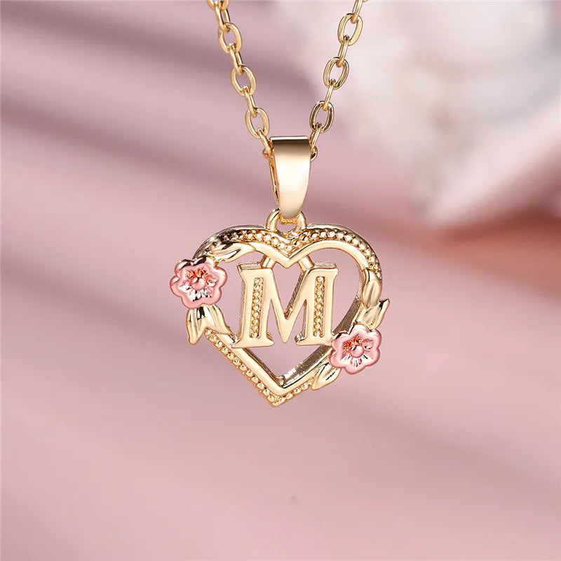 Eternal Love Initial Necklace