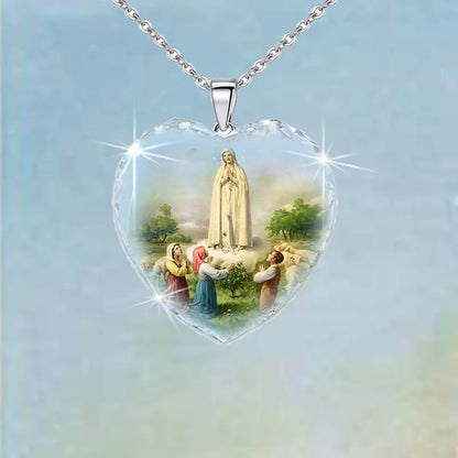 Divine Light Heart Necklace